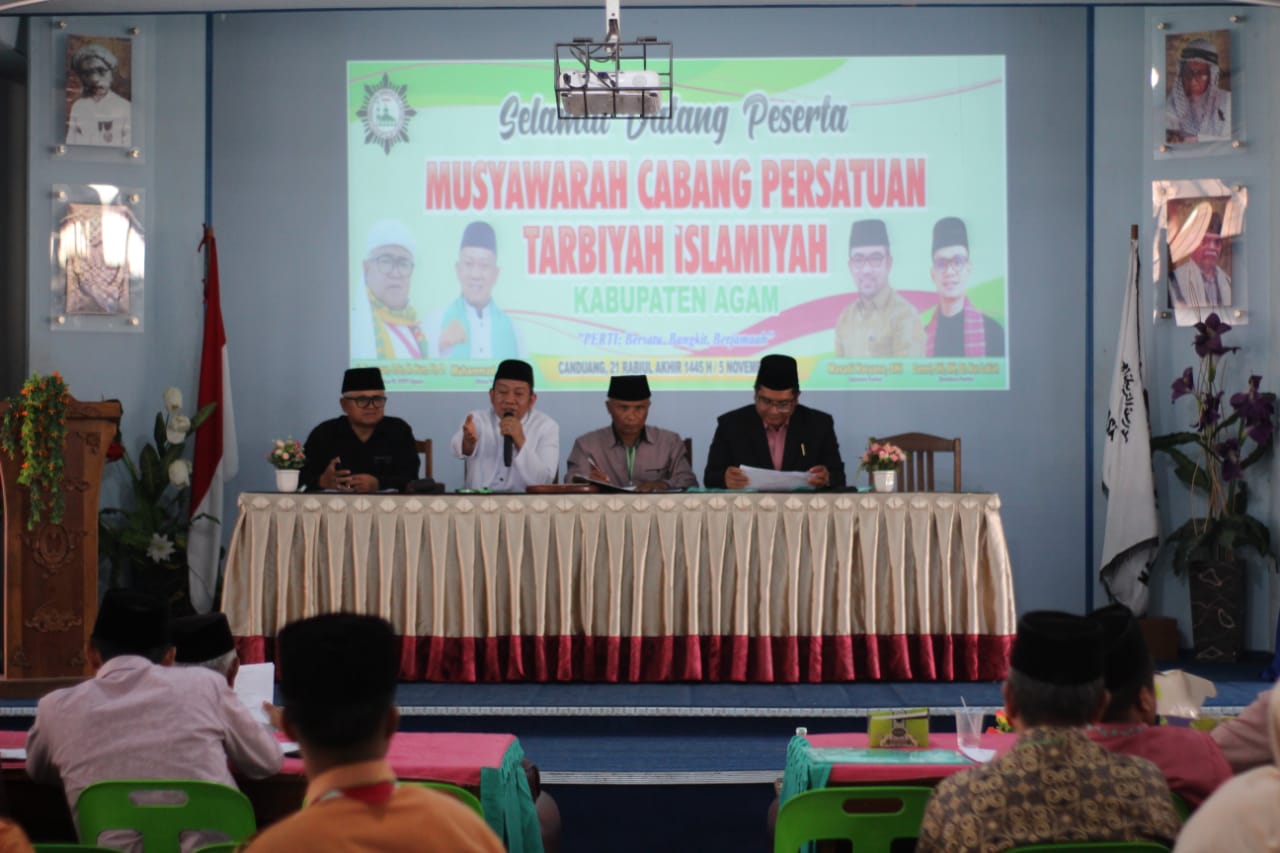 Musyawarah cabang Persatuan Tarbiyah Islamiyah kabupaten Agam